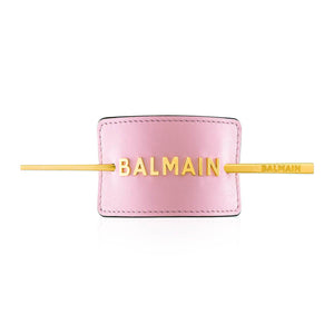 Limited Edition Pastel Pink Hair Barrette With Golden Logo S