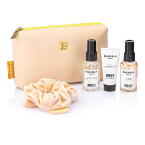Balmain Limited Edition Cosmetic Bag Light Brown