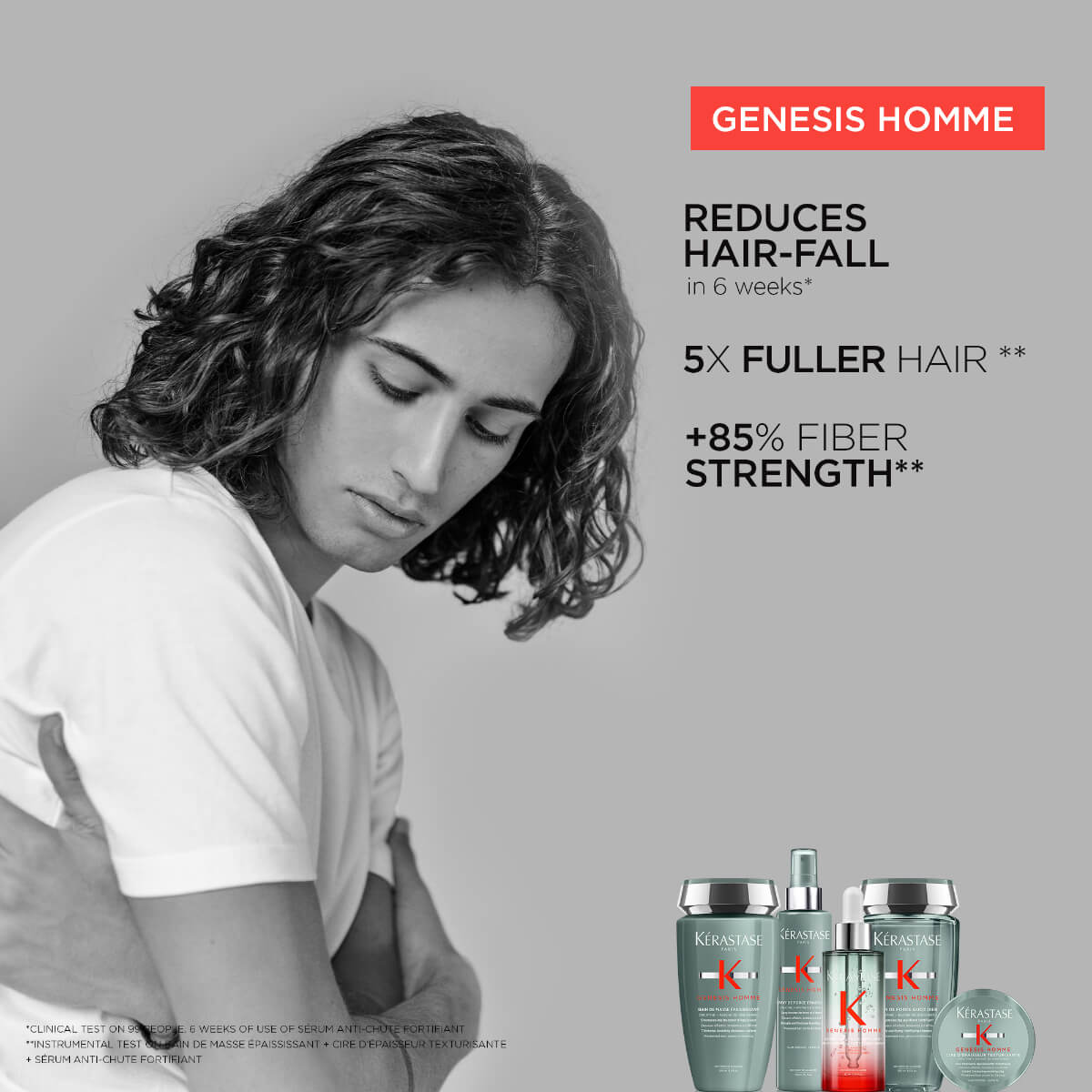 Genesis Homme Anti-Hair Fall Fortifying Serum, 90ml