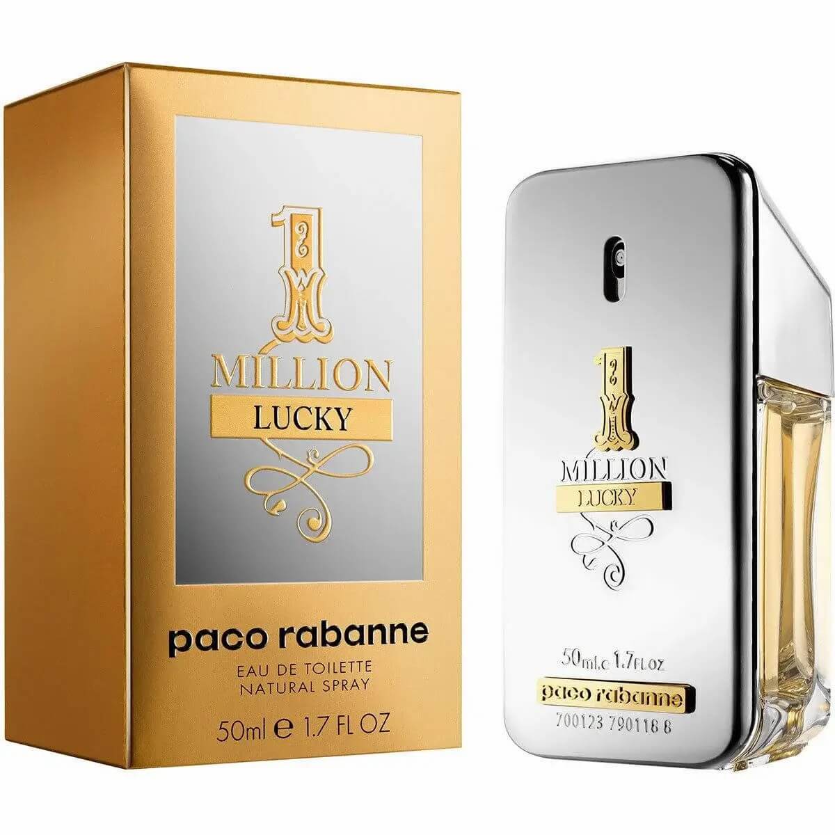 Paco Rabanne 1 Million Lucky Eau De Toilette Spray for Men - 50ML