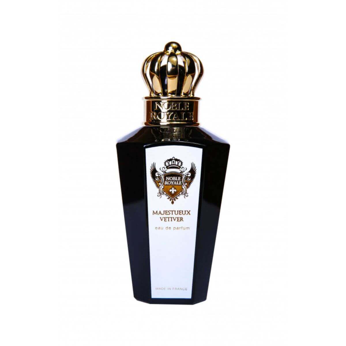 Noble Royale - Majestueux Vetiver, A Royale, Masculine, And Leathery Fragrance For Mena Majestueux Scent Inspired By The Refined, Courageous And Wise King Of Russia Alexander Ia Fascinating And Mesmerizing Perfume With Its Mysterious Touchthe Luxurious Notes Of Burning Cardamom Along With The Vibrant Aromas Of Vanilla Create A Velvety Romantic Fragrance.Top Notes: Cardamom, Anis, GingerHeart Notes: Cloves, Rose, CinnamonBase Notes: Vanilla, Cedar, Benzoin, Tobacco .