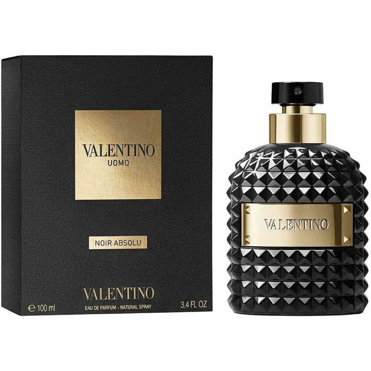 Valentino – Uomo Noir Absolu, a woody fragrance for men. An oriental essence that embodies the Italian elegance and classiness. A contemporary and mysterious blend that opens with dark notes of black pepper, followed by a potent and precious heart of incense oil. The smoky and deep perfume ends with a base of sandalwood. Uomo Noir Absolu, a unique fragrance. Top Notes: Black pepper, cinnamonHeart Notes: Incense oil, resinoidBase Notes: Sandalwood