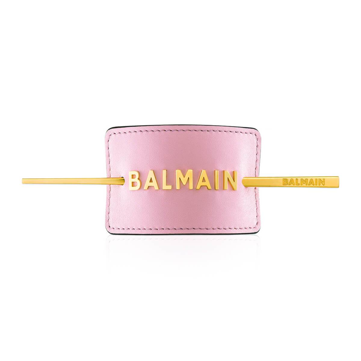 Limited Edition Pastel Pink Hair Barrette With Golden Logo SS20