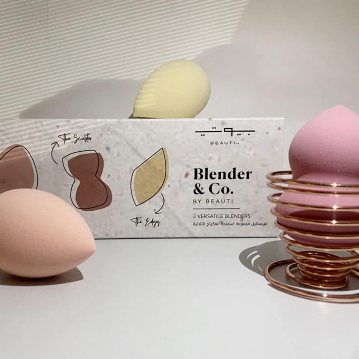 Blender & Co. by BEAUTI - 3 Versatile Blenders Sponge + Hold