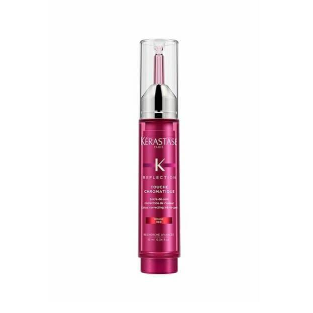 Kerastase Reflection Touche Chromatique (Rouge Red) 10ml,  Enhances red shades. Ensures color evenness. Avoids color drifting. Provides radiant shine. Plumped hair touch. Smooth & Supple texture.